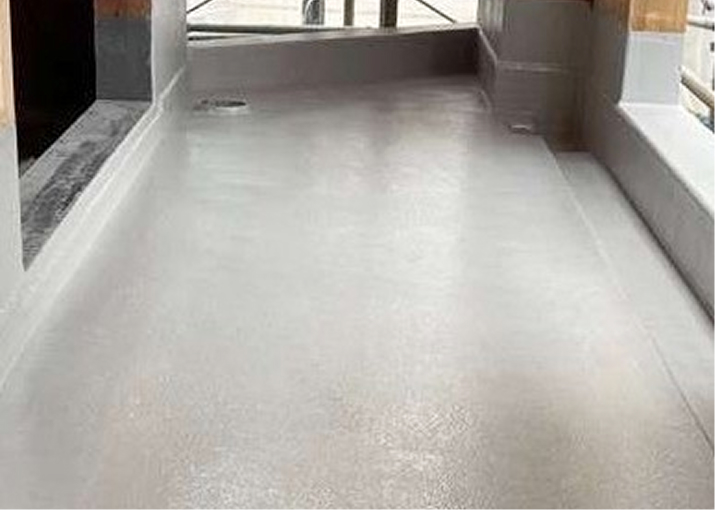 FRP樹脂による防水工事